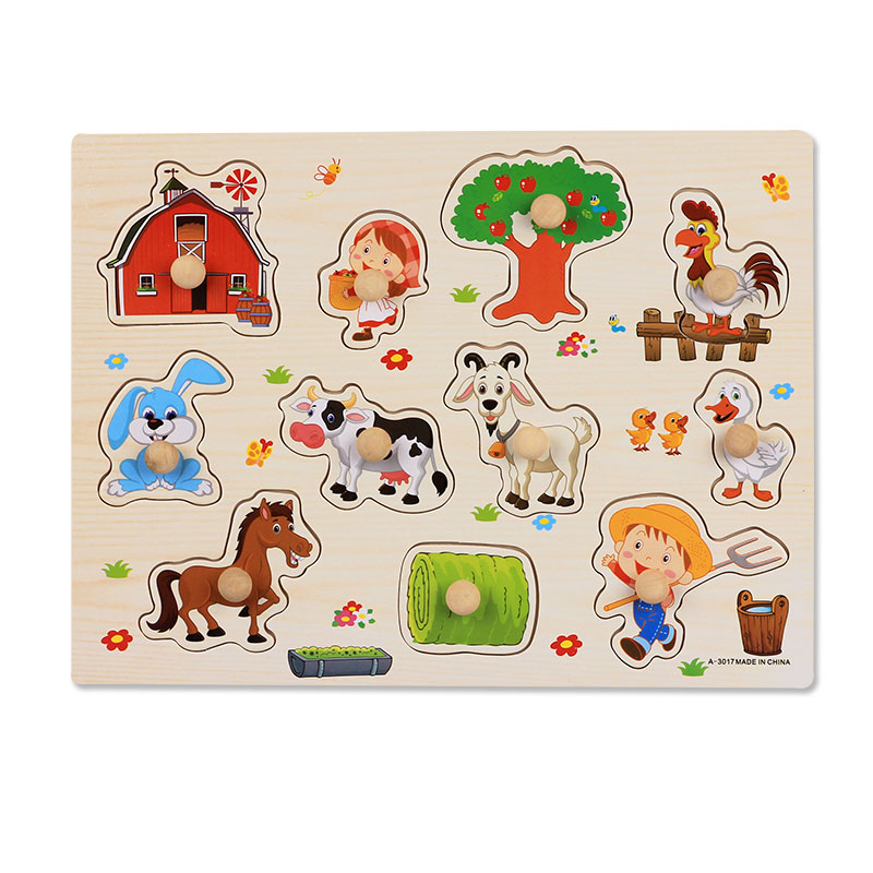 Wooden Baby Toys Puzzle Board Set